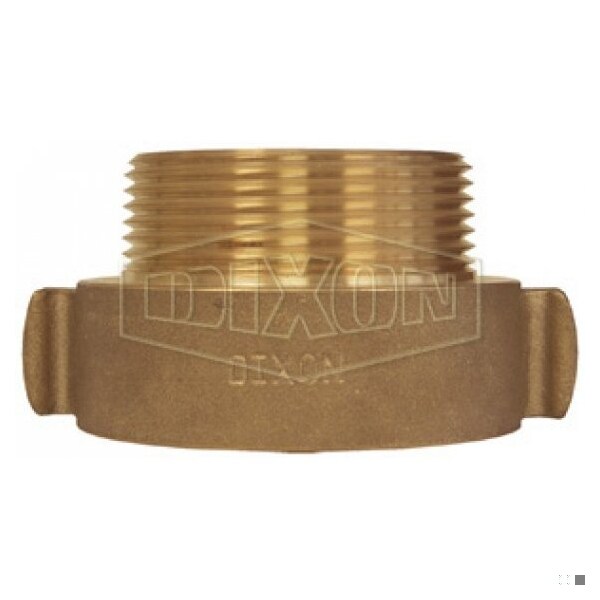 Dixon Hydrant Adapter Rocker Lug, 3 x 2-1/2 in, MSNT x FNST, Cast Brass, Polished Chrome RHA3025F - main